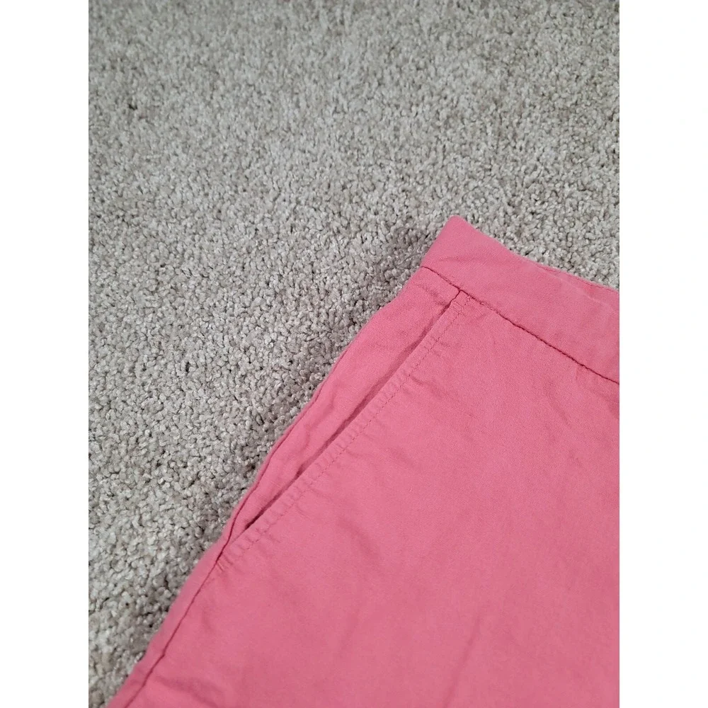 Vineyard Vines Breaker Shorts Men's 36x9 Pink Cotton Linen 4 Pocket Chino Preppy